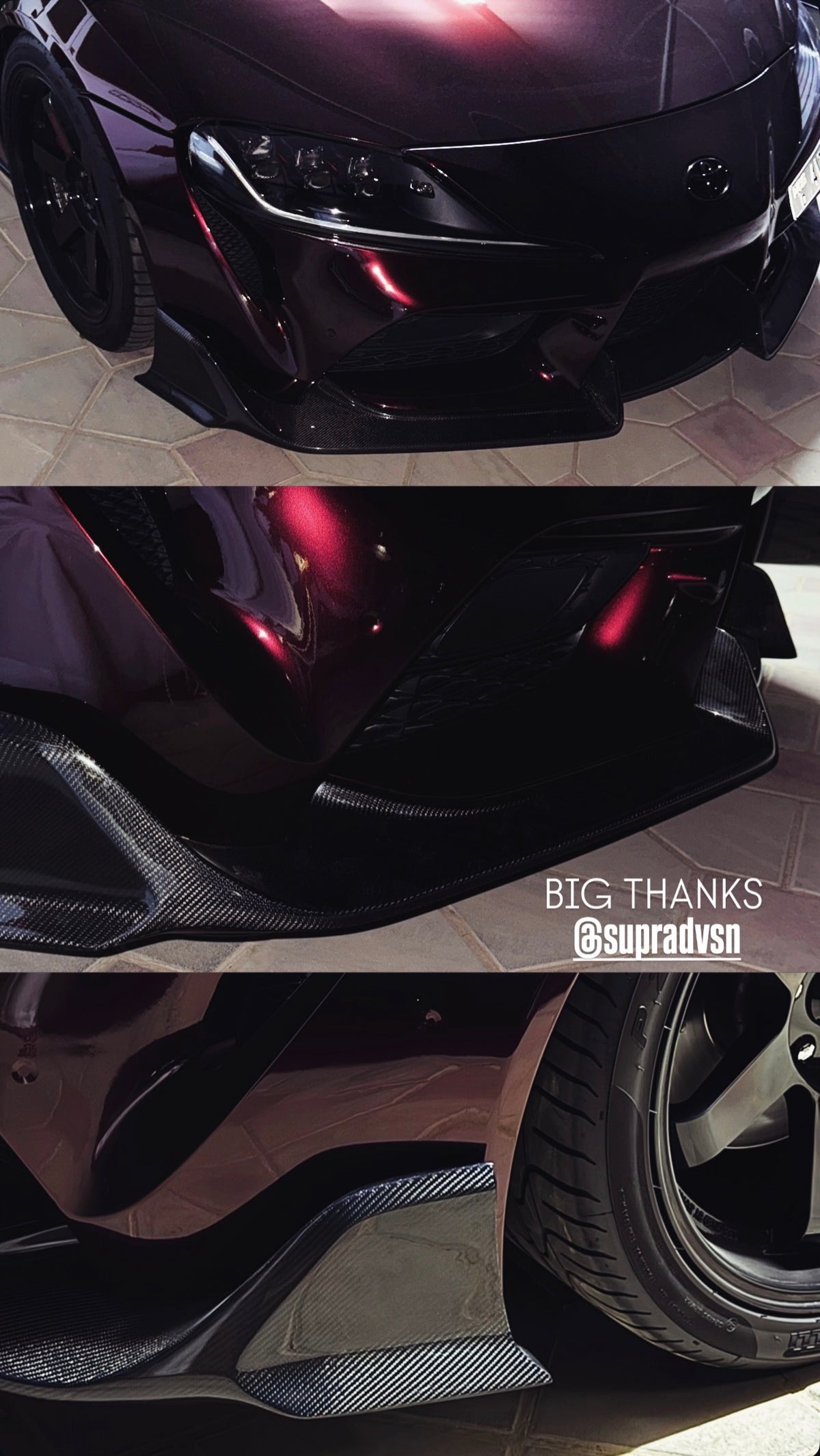Carbon Front Splitter — Series 03