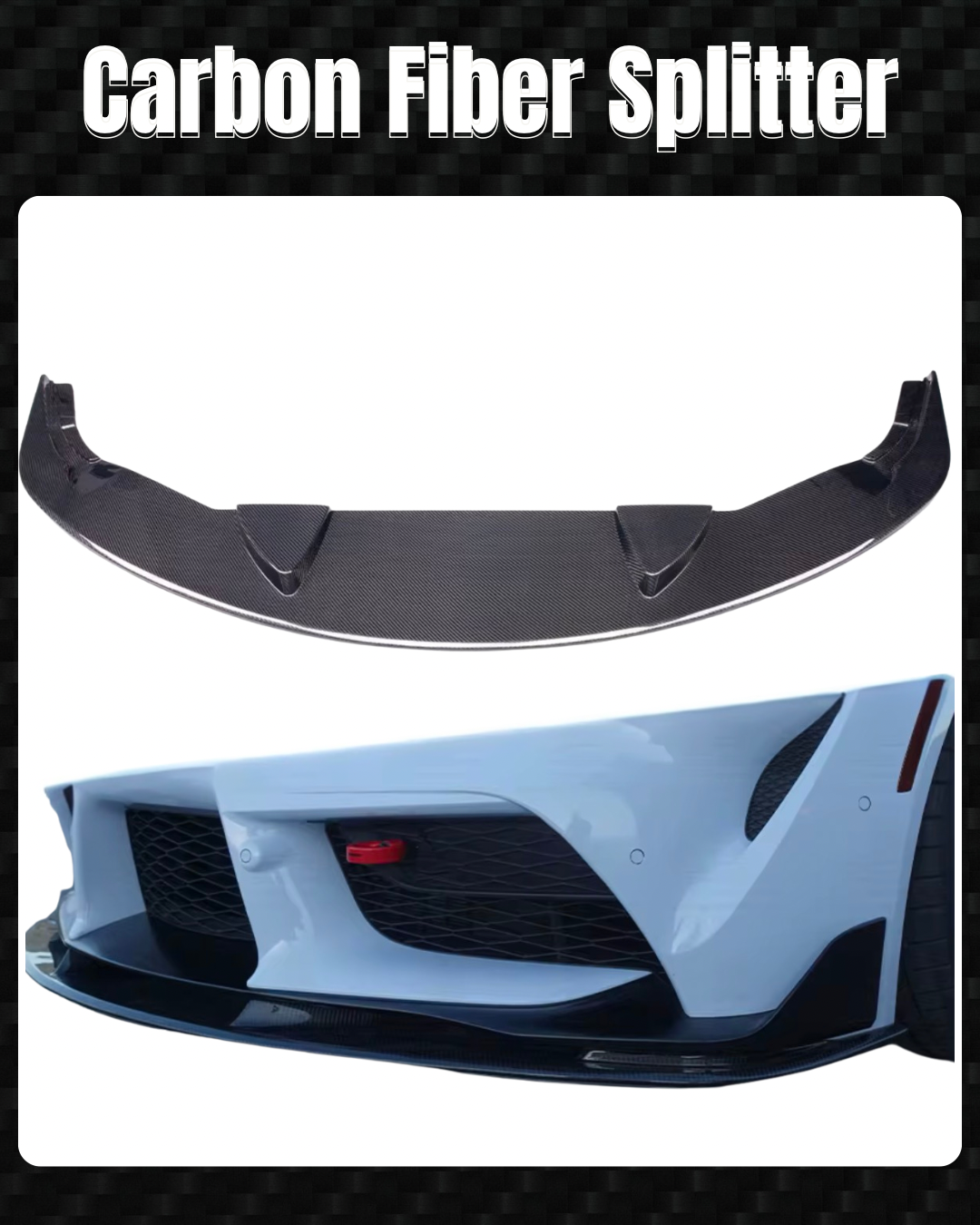 Carbon Fiber Front Splitter (Type B)