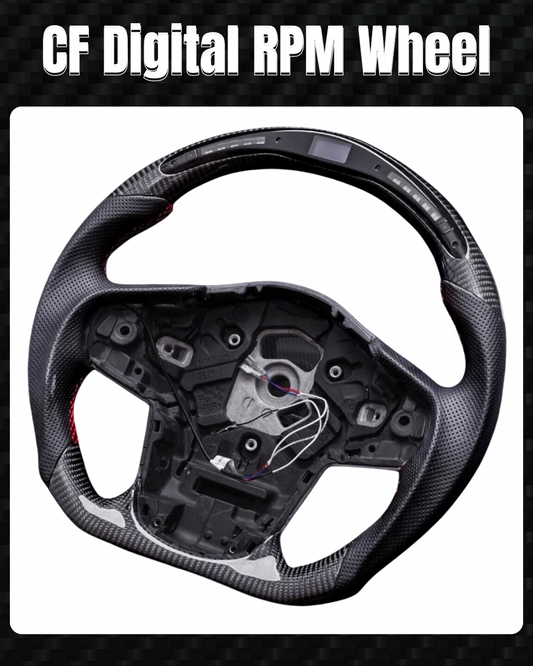 Digital Carbon Fiber Steering Wheel