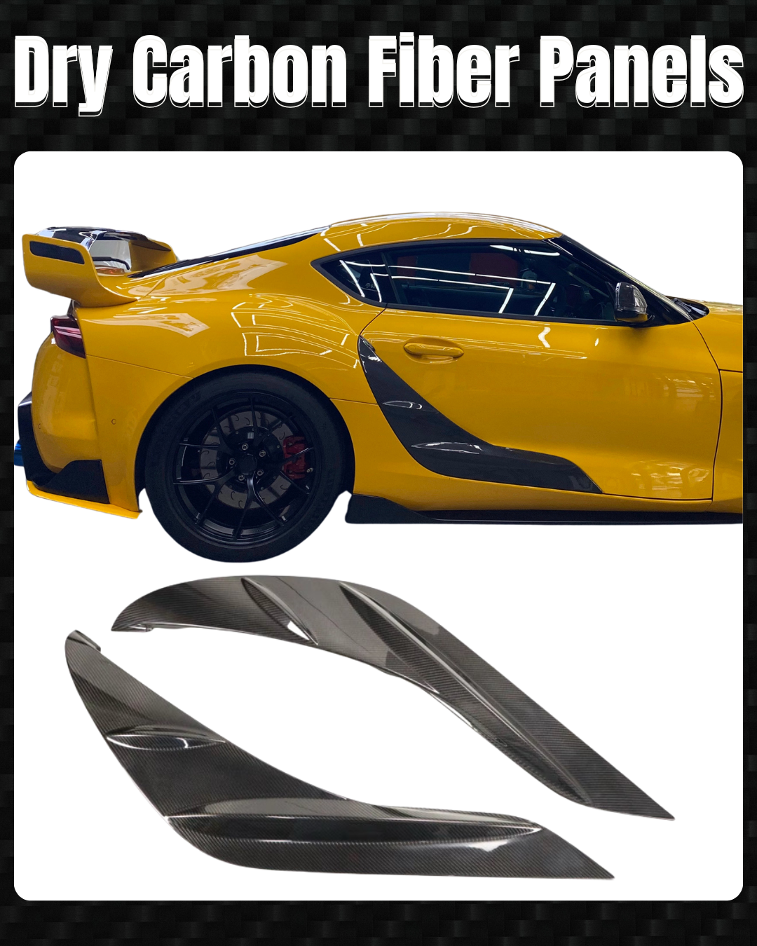 Dry Carbon Fiber Side Panels